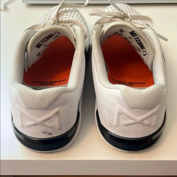 Nike White/ Black Metcon 6 Shoes - Picture 2 of 5